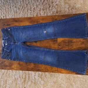 Wallflower Women's Classic Blue Wide Leg Jeans